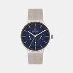 Obaku Round Blue Analog watch