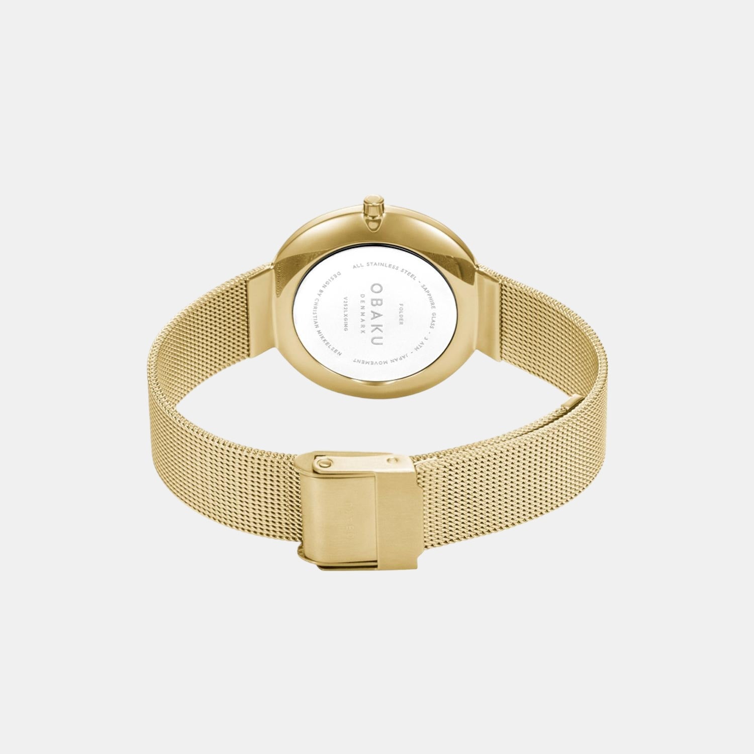 Obaku 43 mm Round Quartz watch