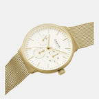 Obaku Men Round Gold watch