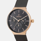 Obaku Men Round Black watch