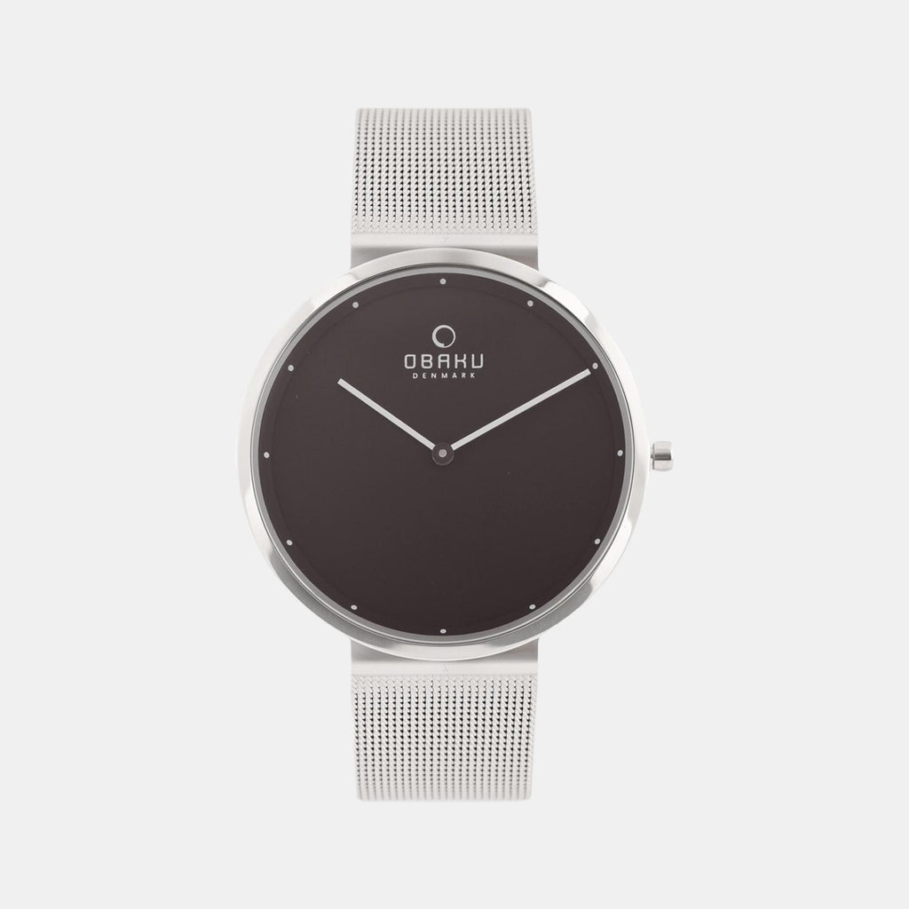 Obaku Round Black Analog watch