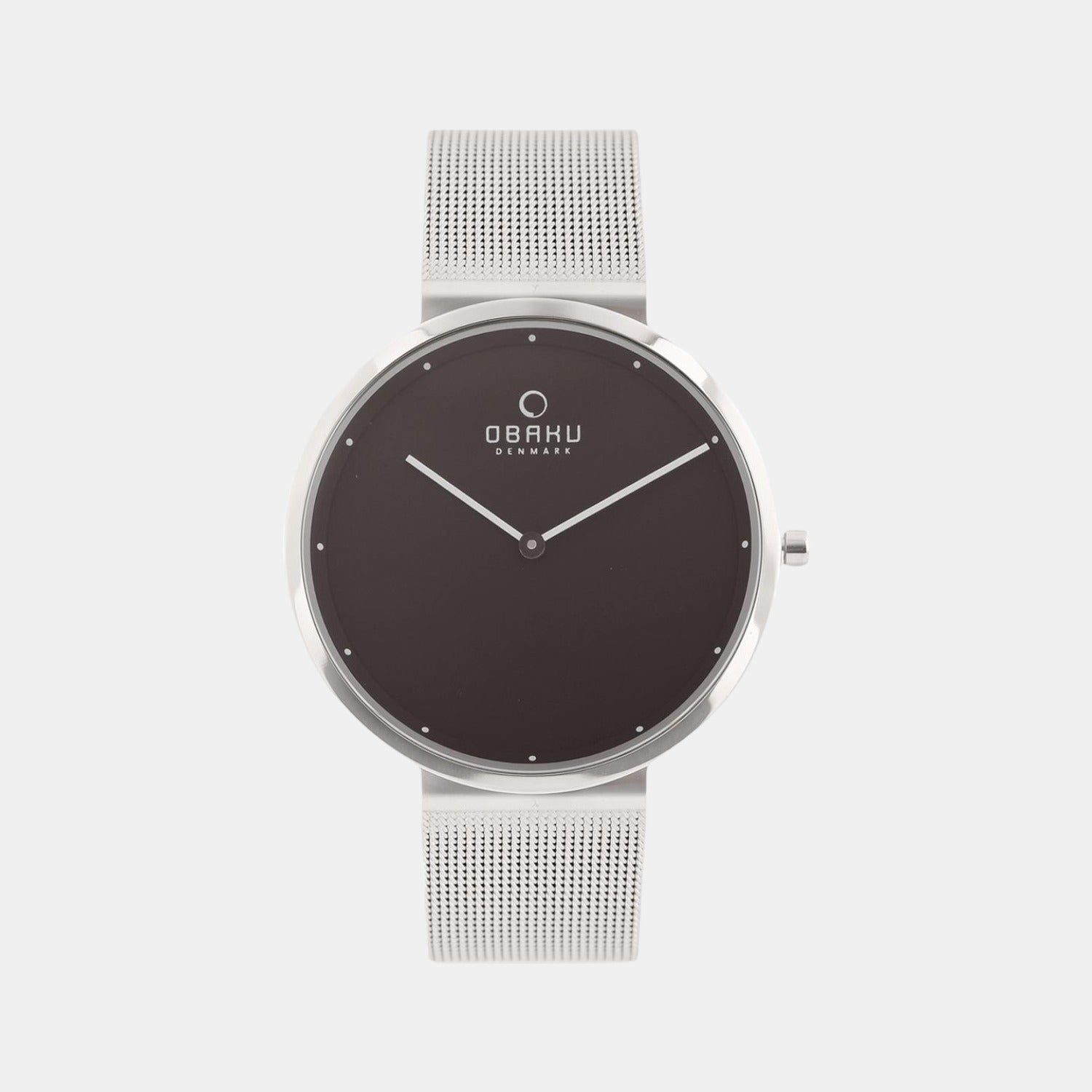 Obaku Round Black Analog watch