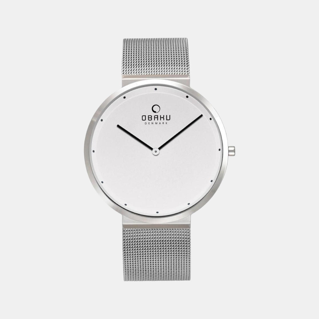 Obaku Round White Analog watch