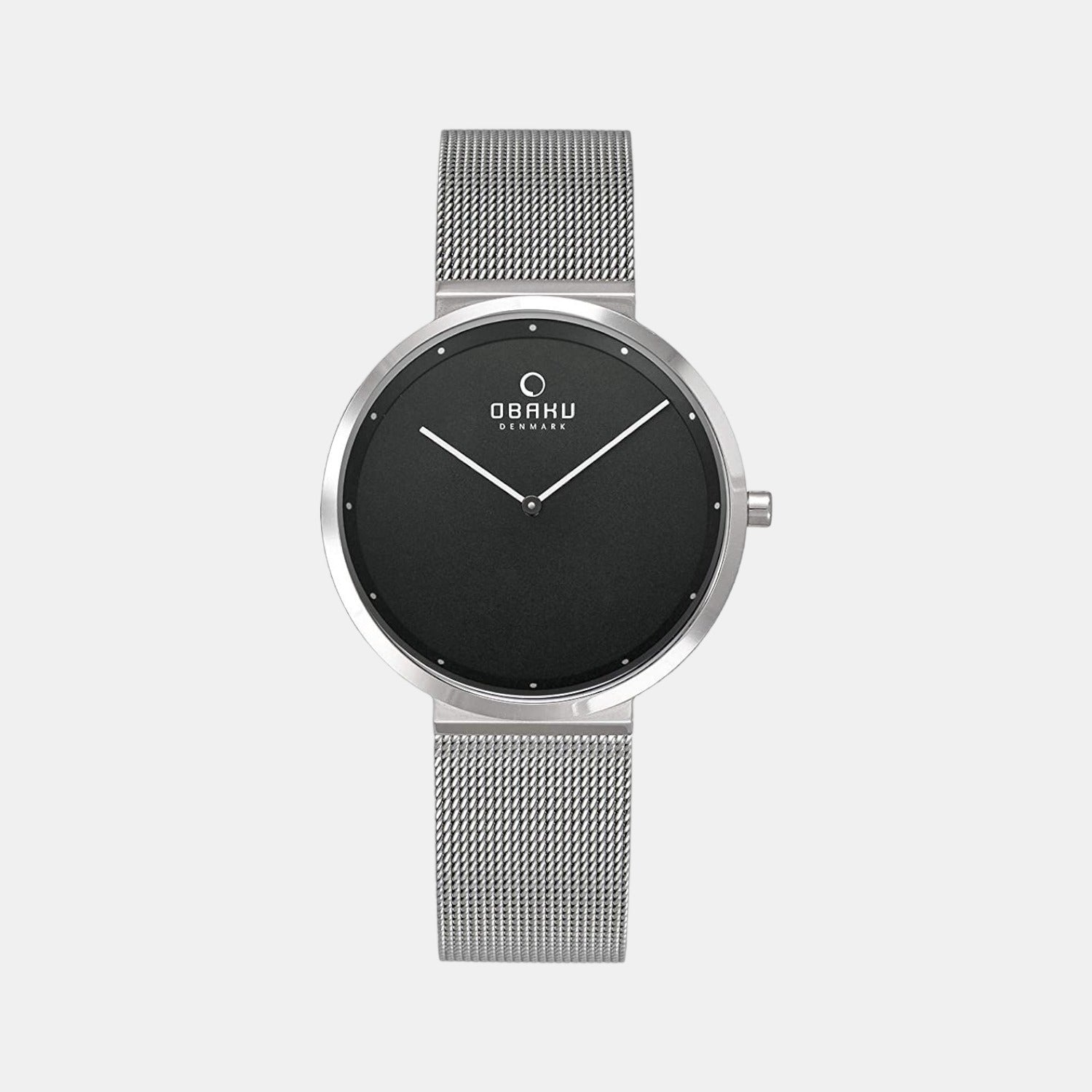 Obaku Round Black Analog watch
