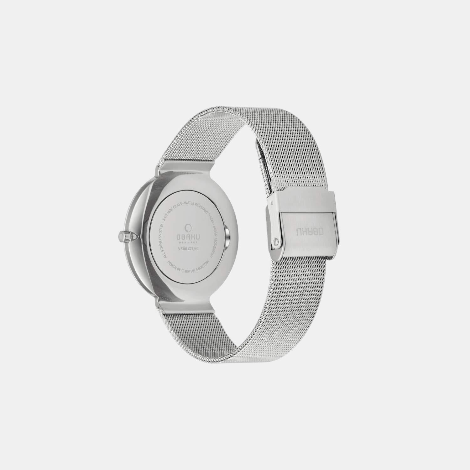 Obaku Men Round Black watch