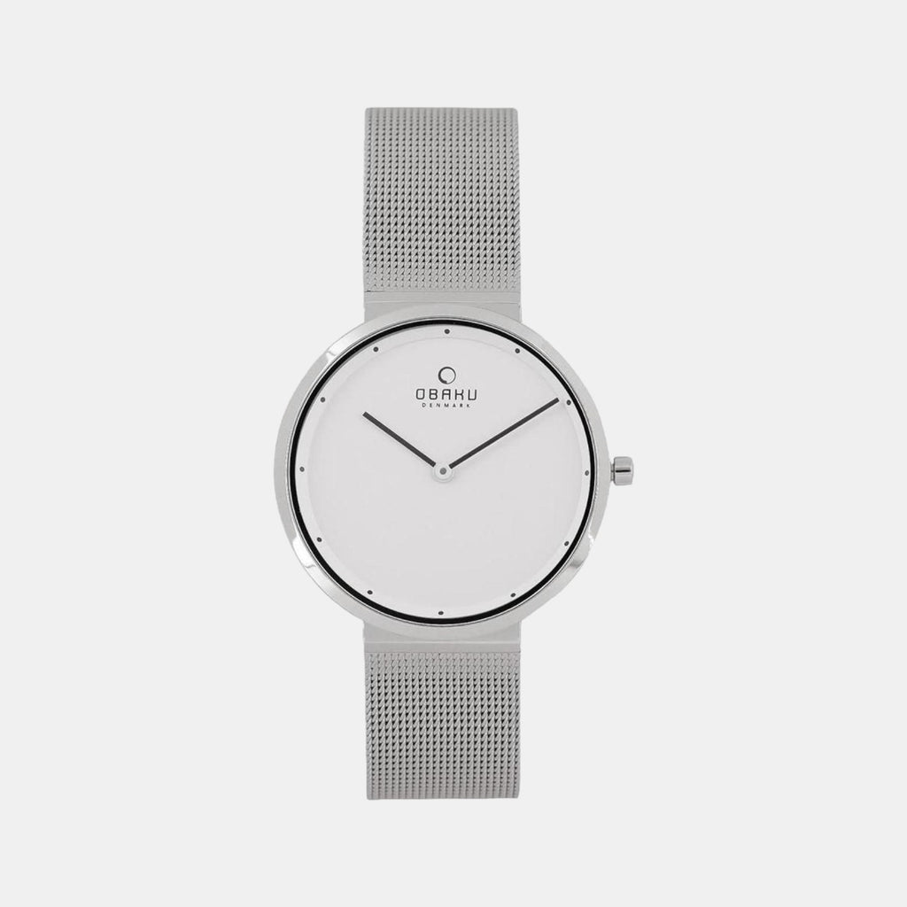 Obaku Round White Analog watch