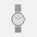 Obaku Round White Analog watch
