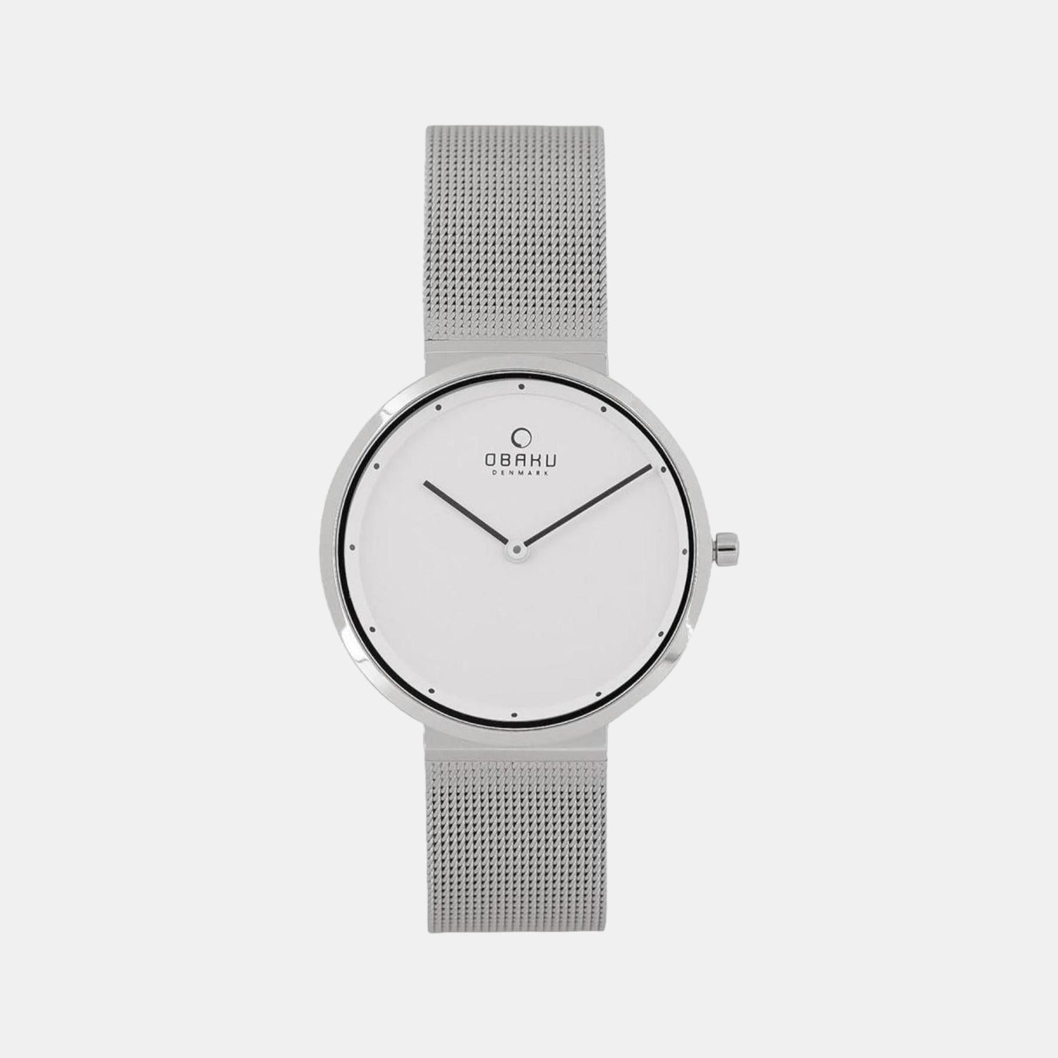 Obaku Round White Analog watch