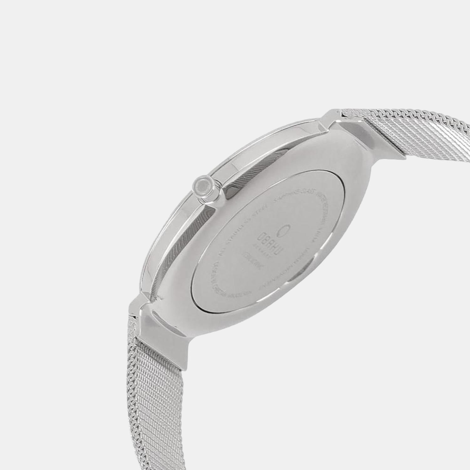 Obaku Stainless Steel Round watch