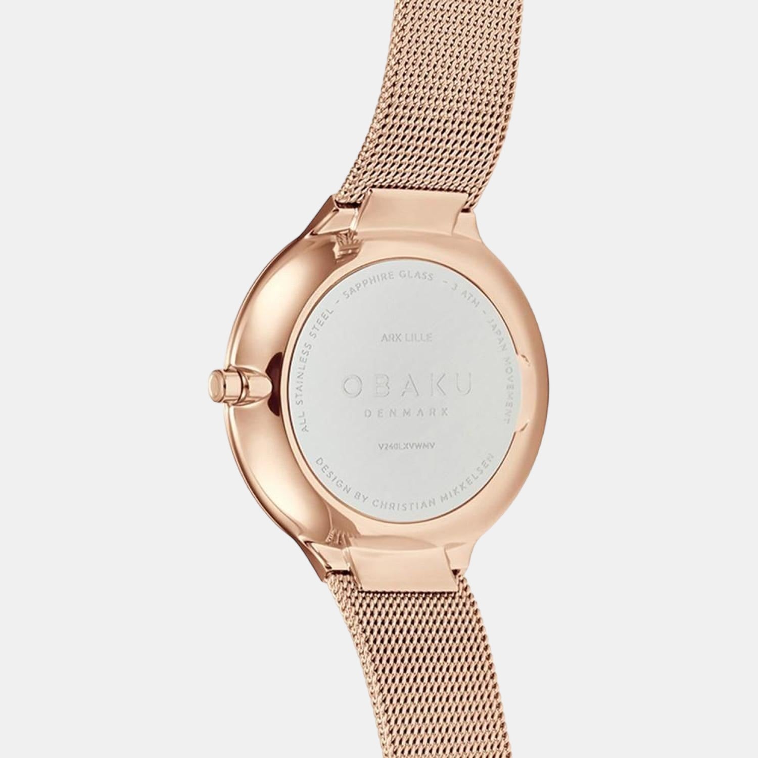 Obaku Stainless Steel Round watch