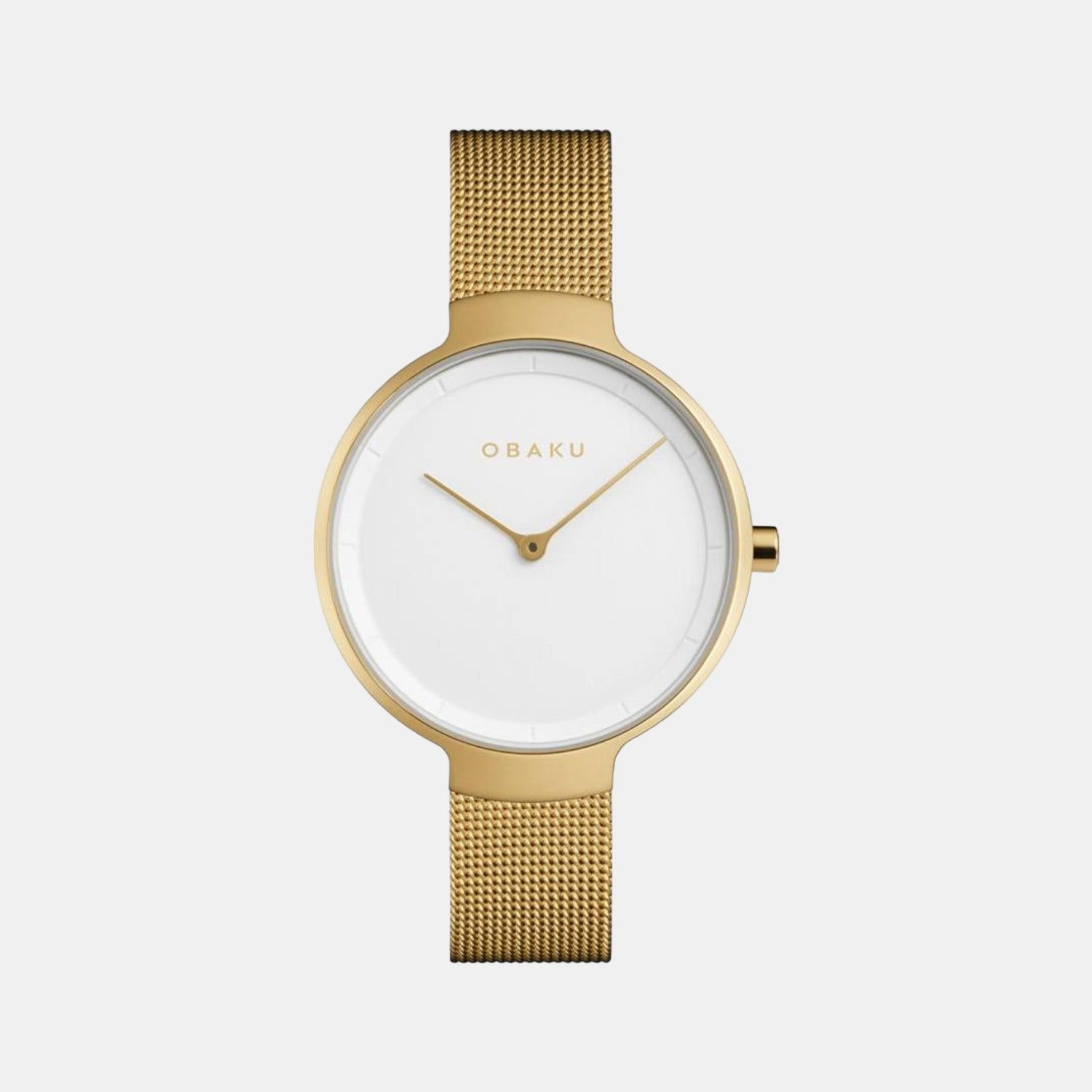 Obaku Round White Analog watch