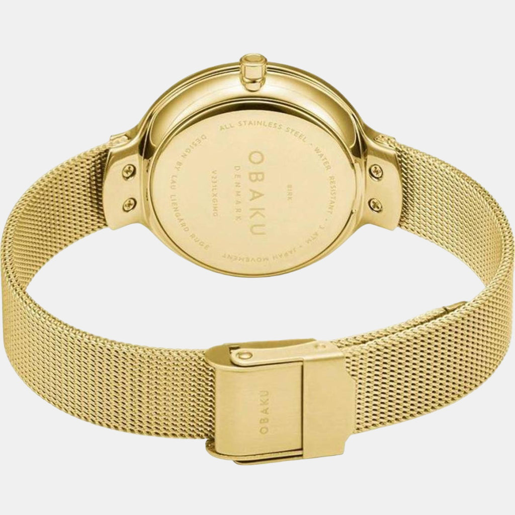 Obaku Women Round White watch