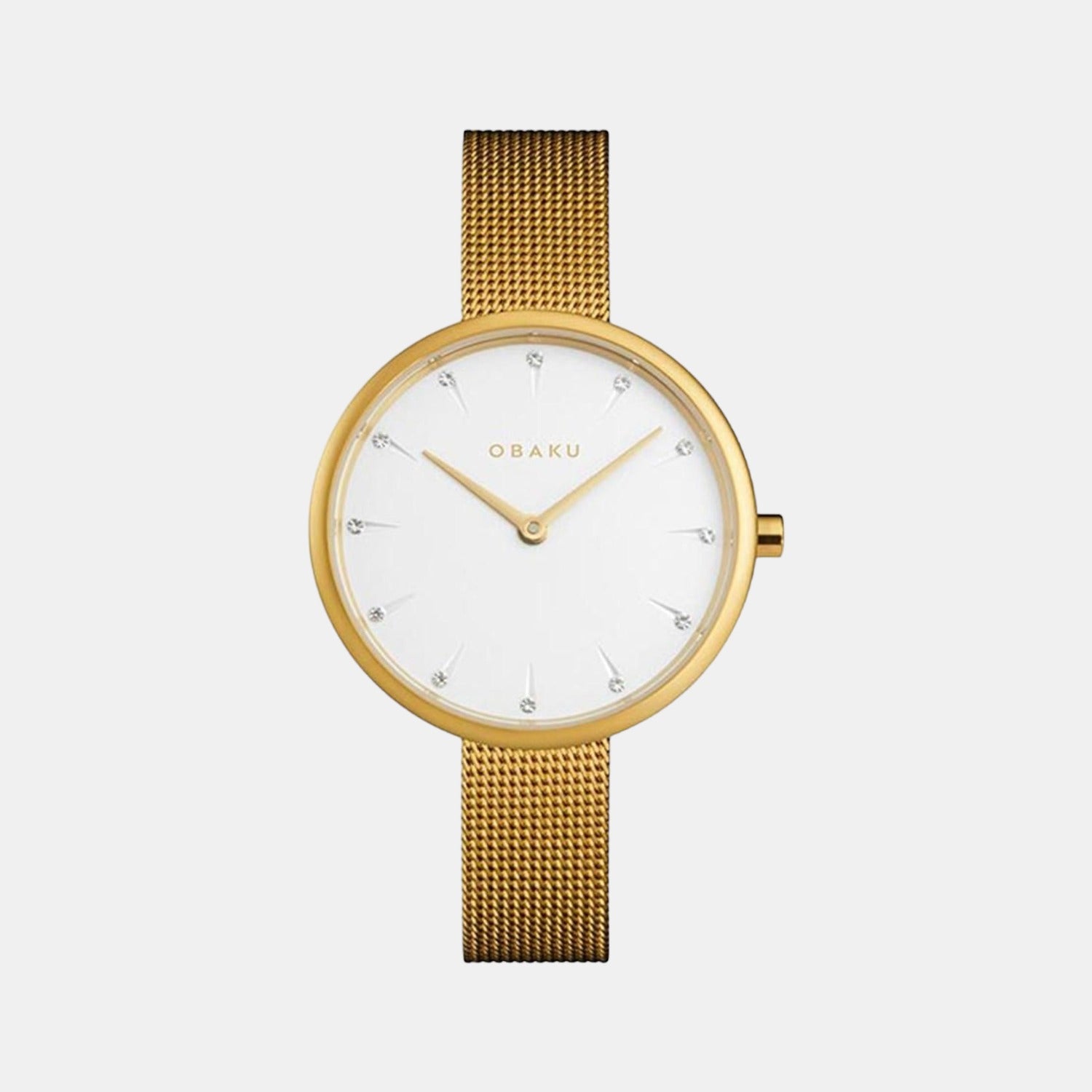 Obaku Round White Analog watch