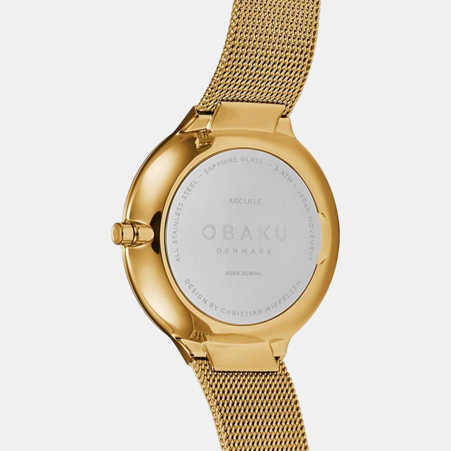 Obaku Stainless Steel Round watch