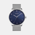 Obaku Round Blue Analog watch