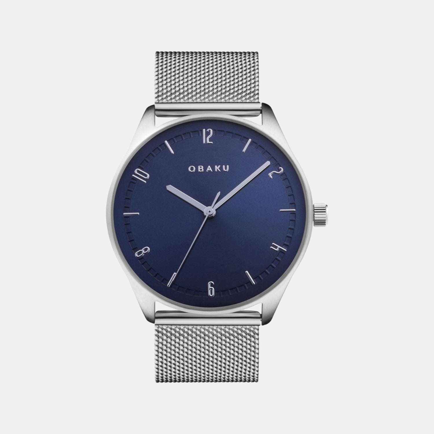 Obaku Round Blue Analog watch