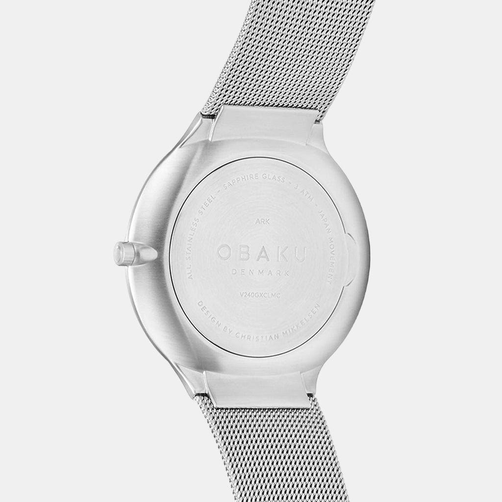 Obaku Stainless Steel Round watch