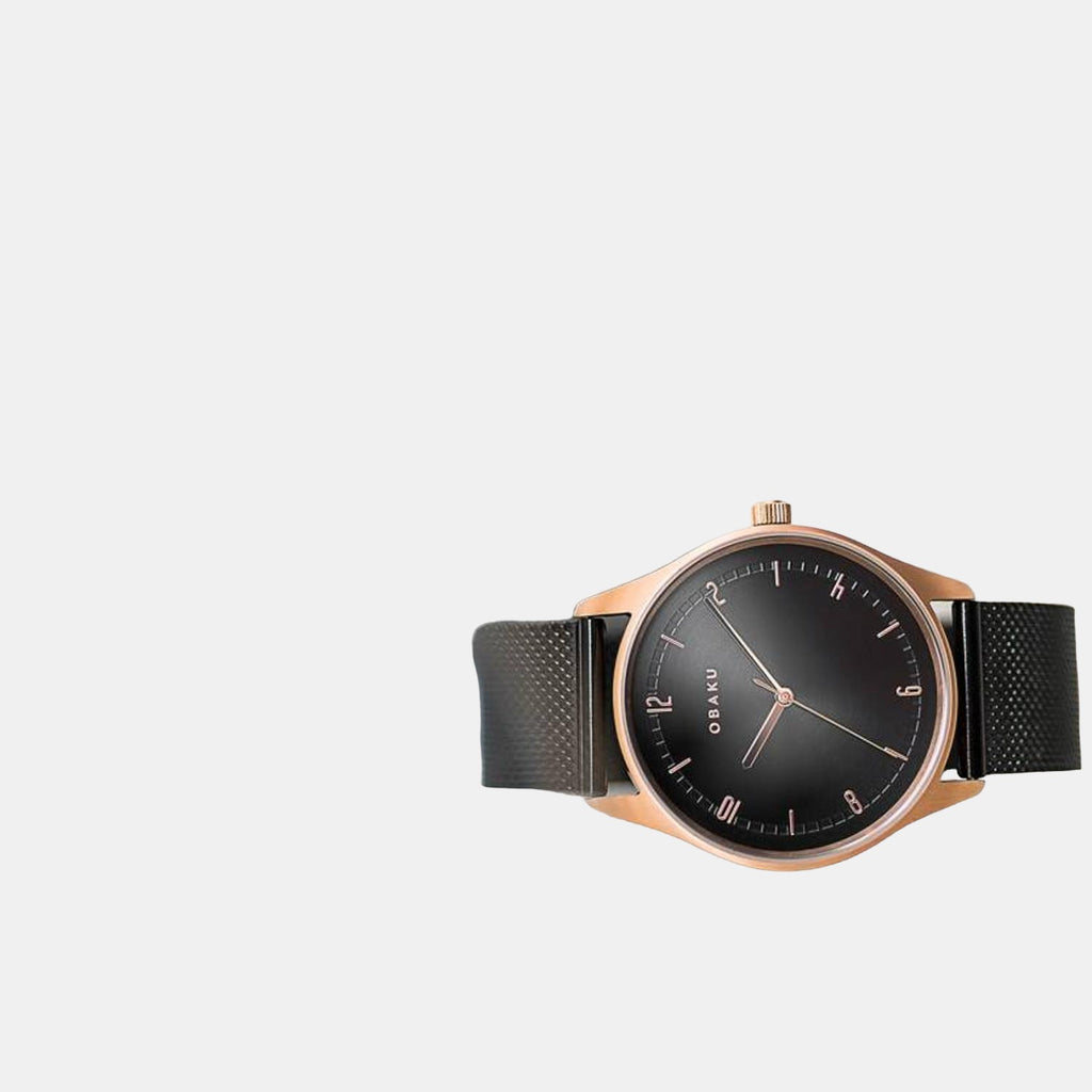 Obaku Stainless Steel Round watch