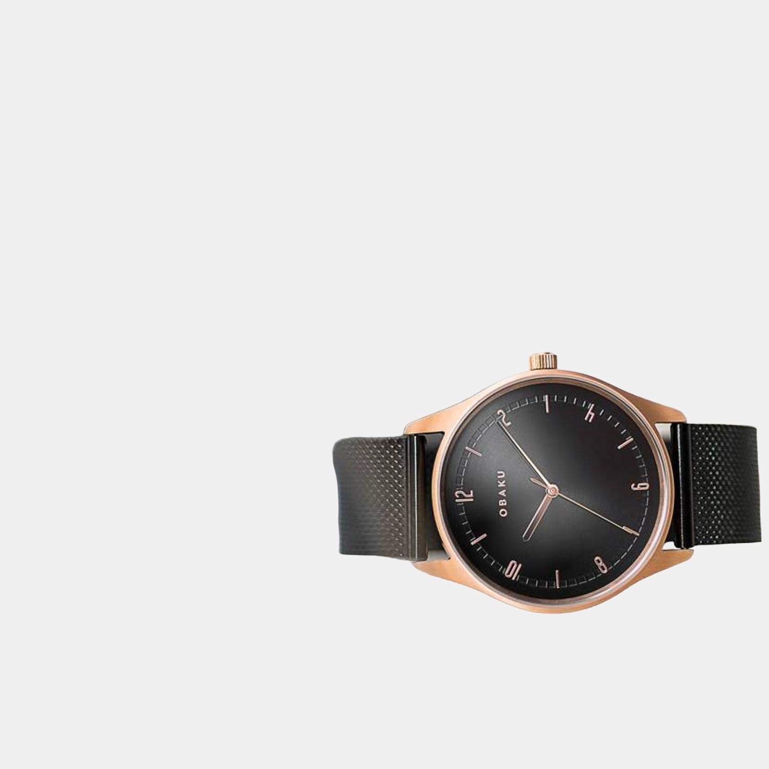Obaku Stainless Steel Round watch