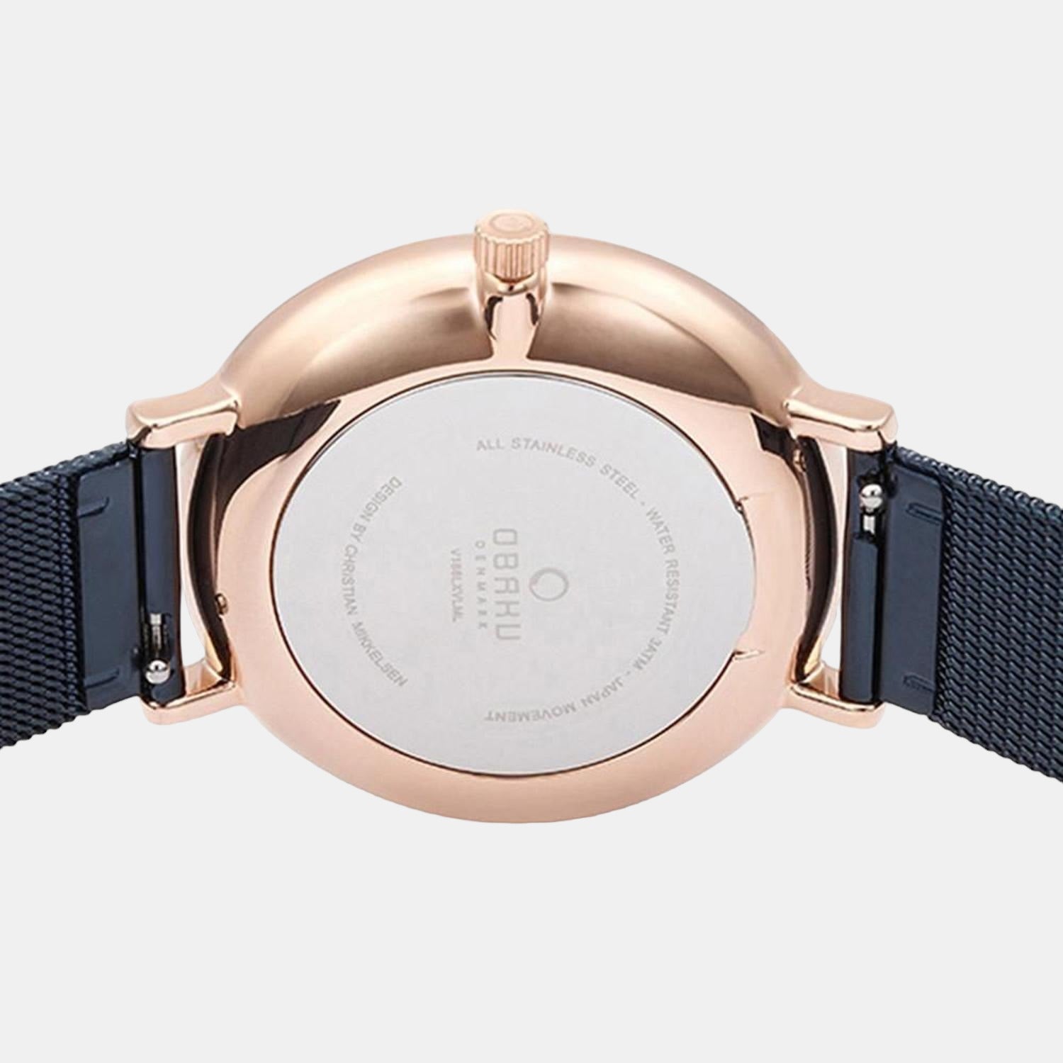 Obaku Stainless Steel Round watch