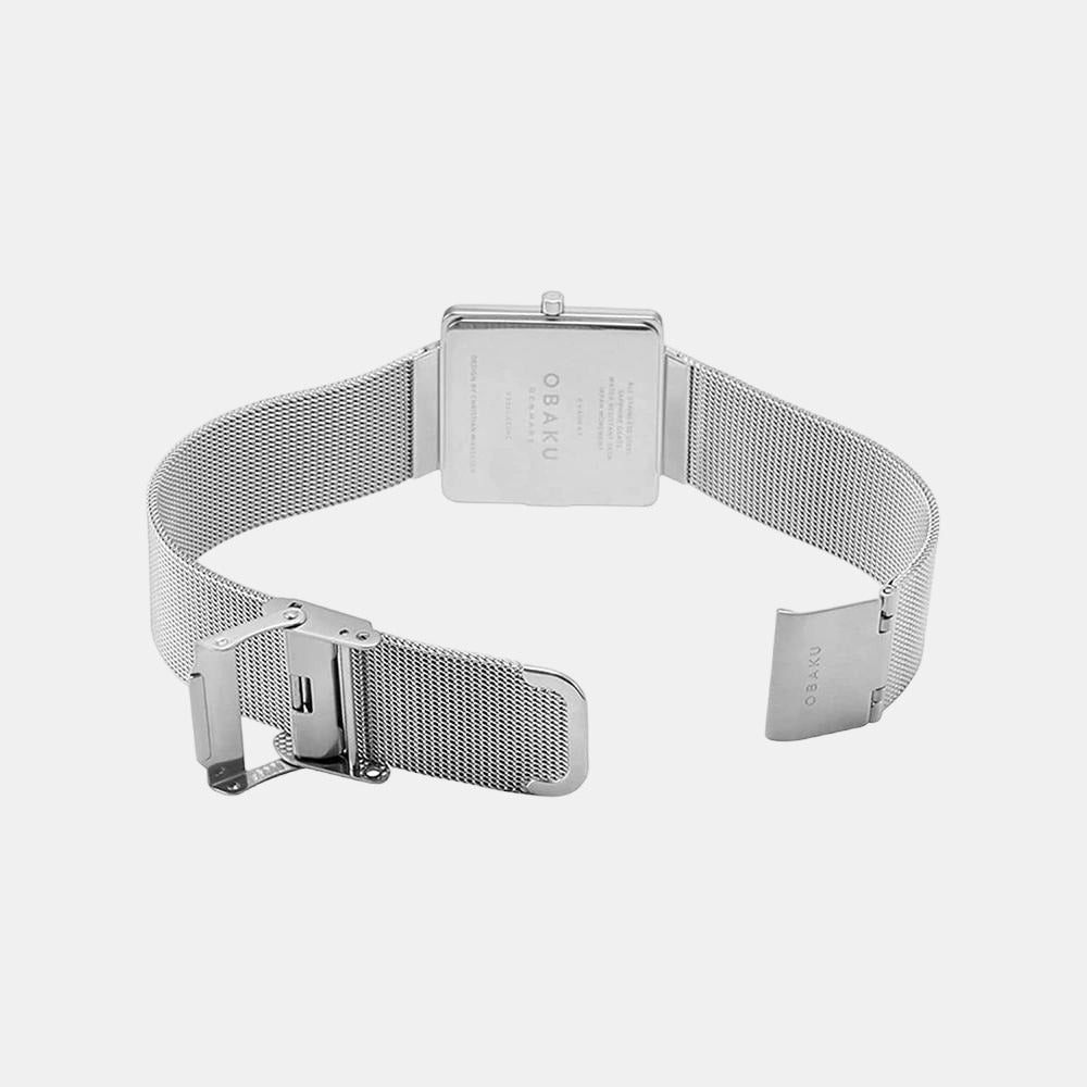 Obaku Women Square White watch