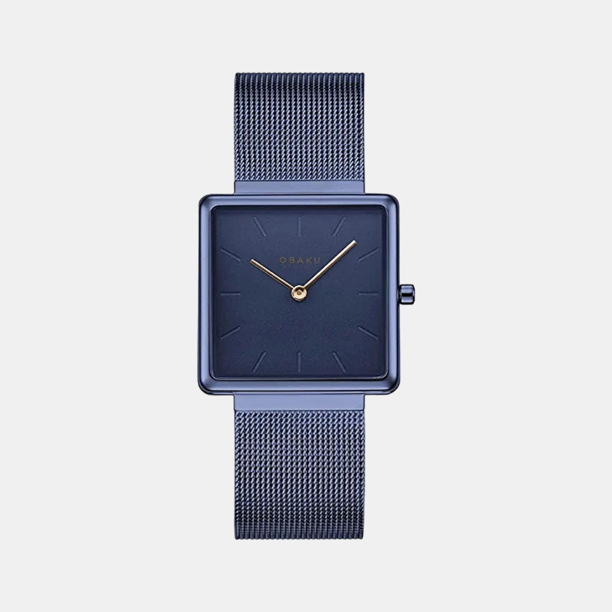 Obaku Round Blue Analog watch