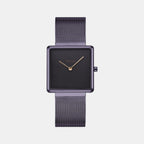 Obaku Square Violet Analog watch