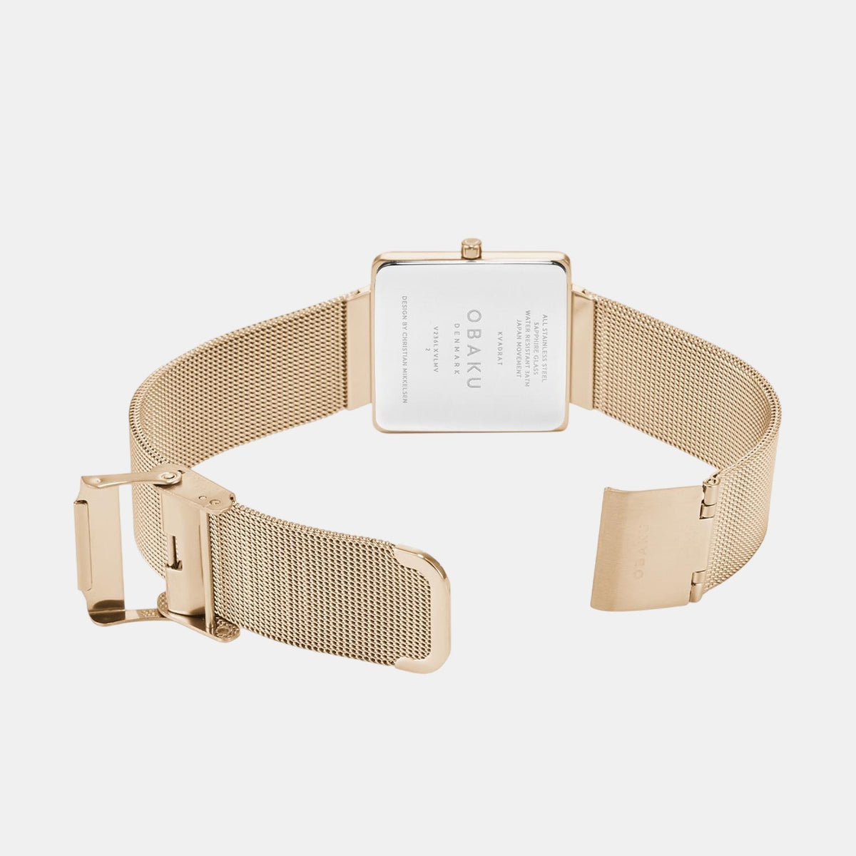 Obaku Stainless Steel Round watch