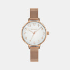 Obaku Round Silver Analog watch