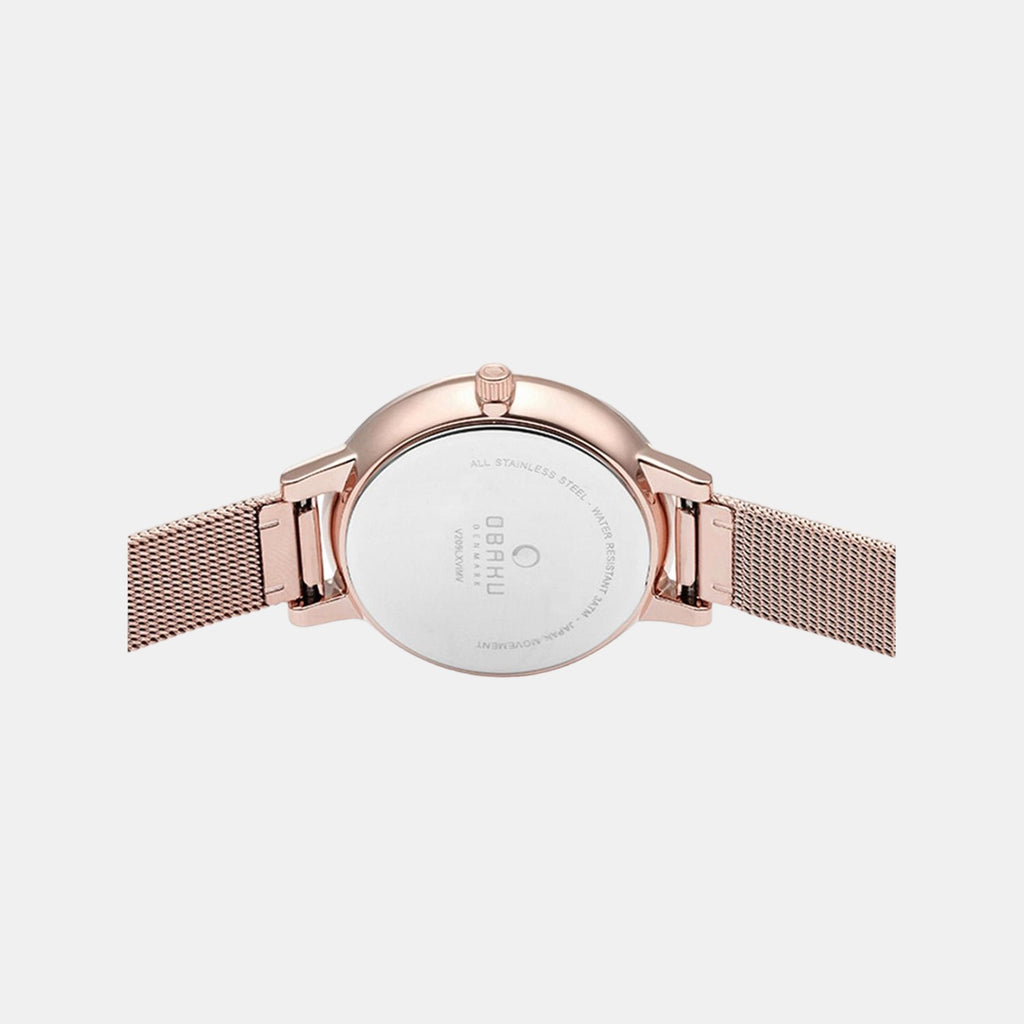 Obaku Stainless Steel Round watch