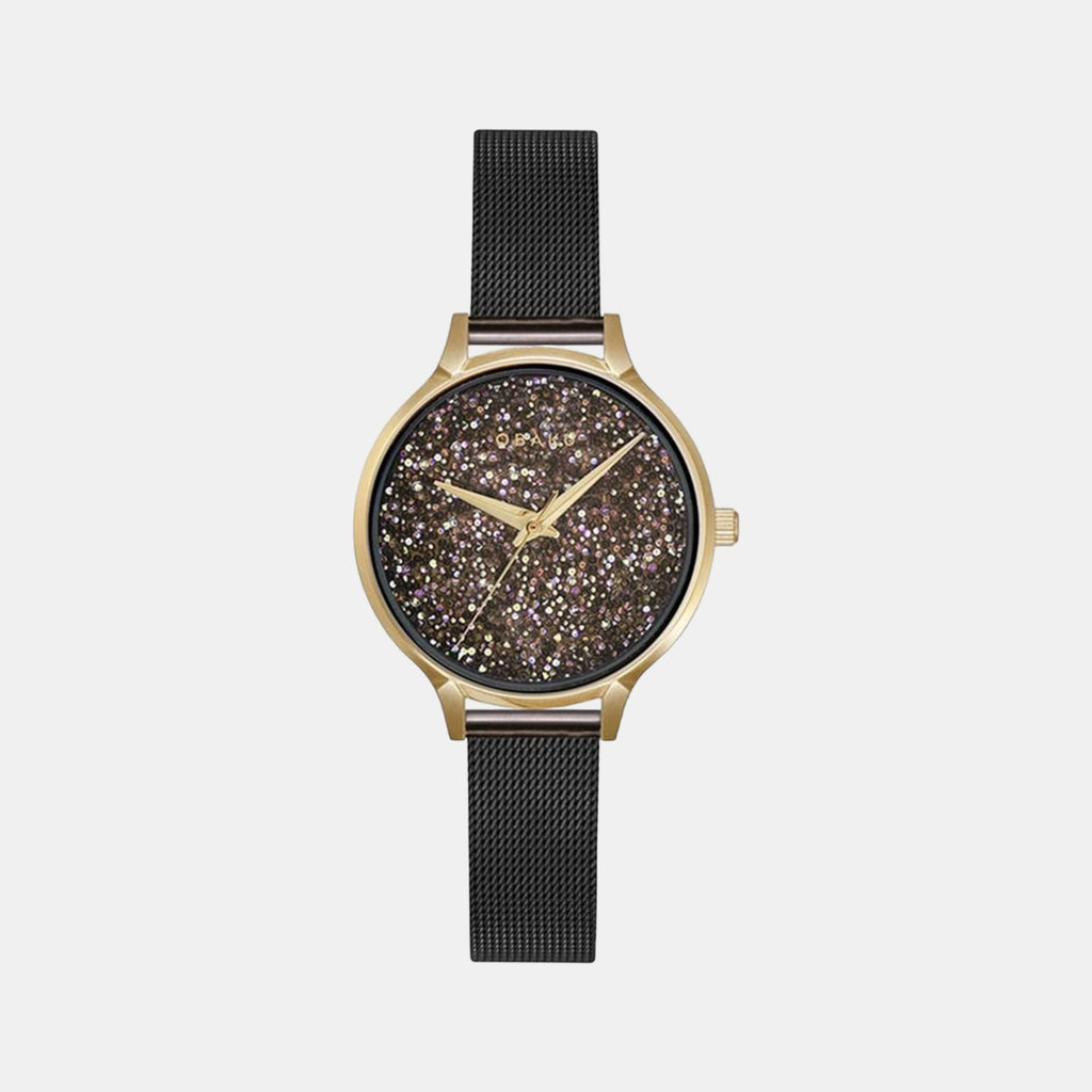 Obaku Round Two Tone Analog watch
