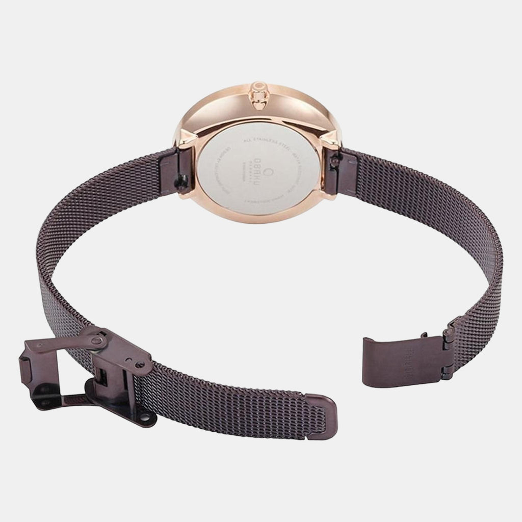 Obaku Women Round Two Tone watch