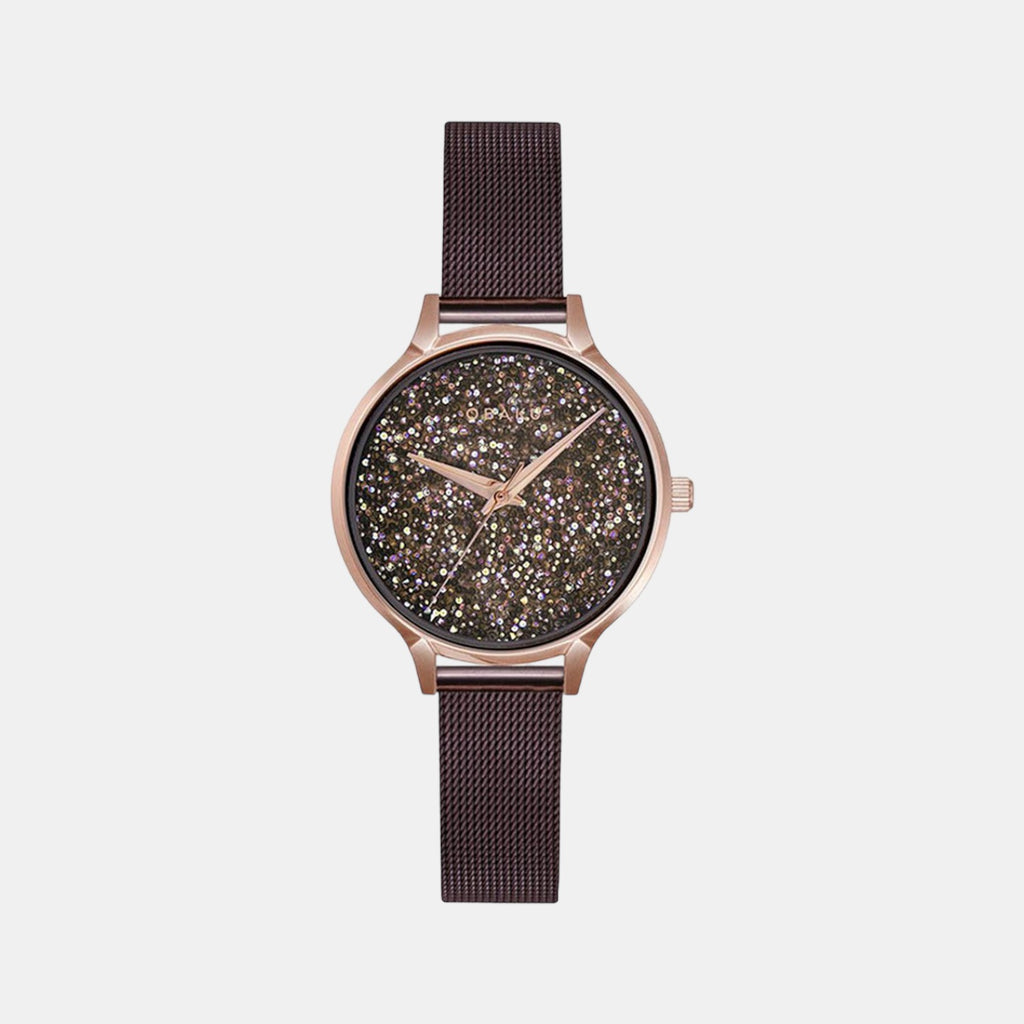 Obaku Round Two Tone Analog watch