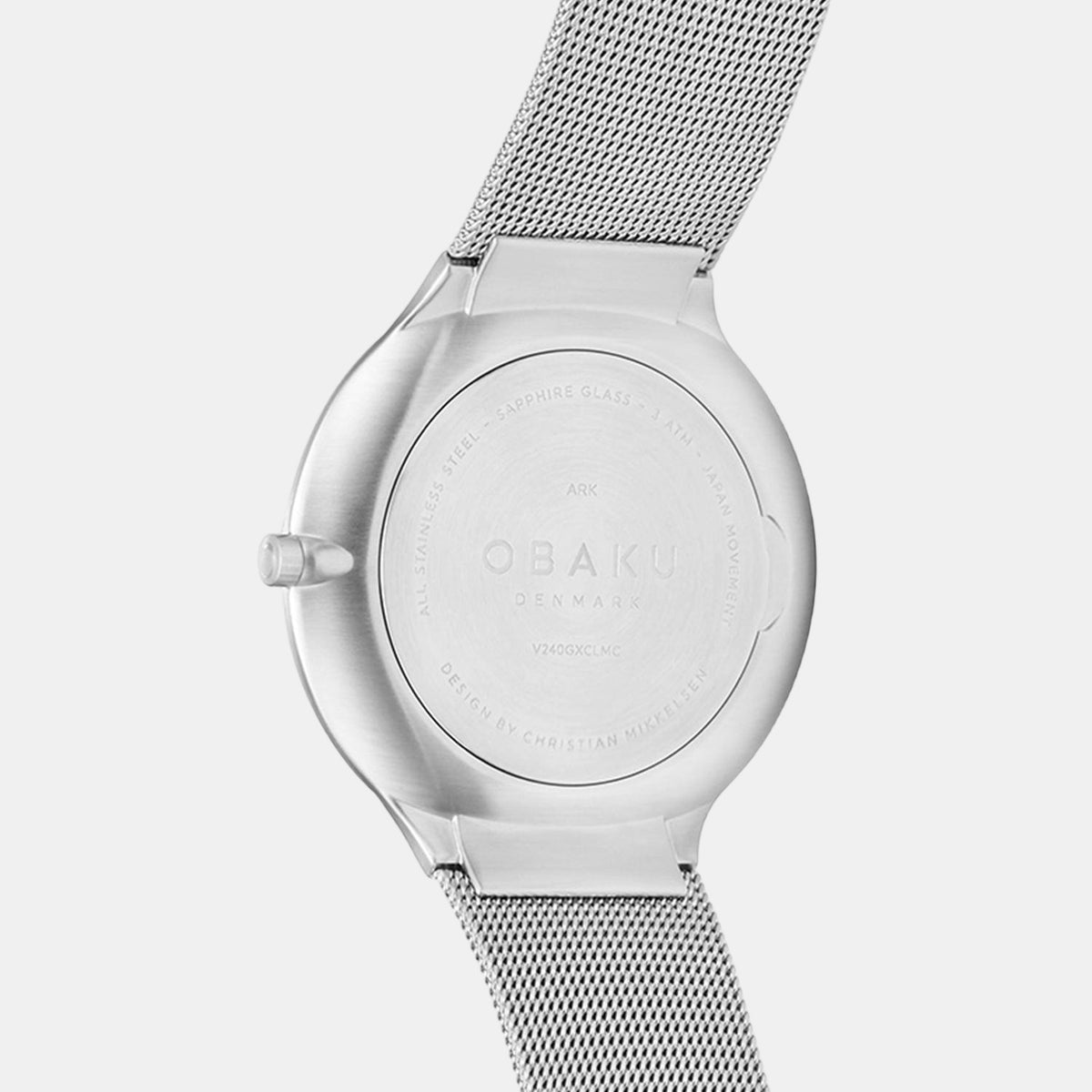 Obaku Stainless Steel Round watch