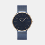Obaku Round Blue Analog watch