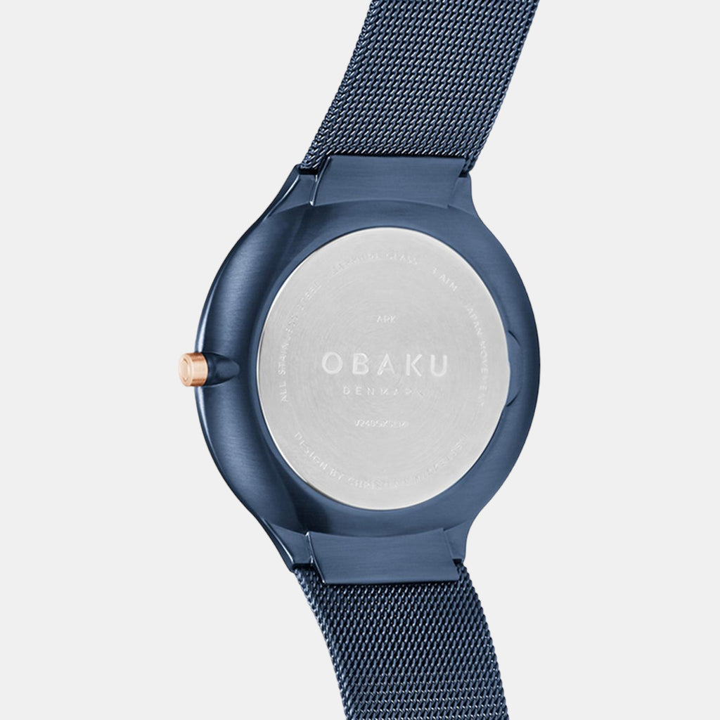 Obaku Stainless Steel Round watch