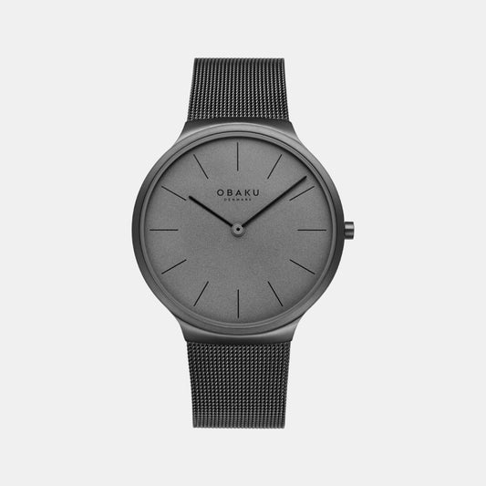 Female Grey Analog Stainless Steel Watch V240GXUUMU