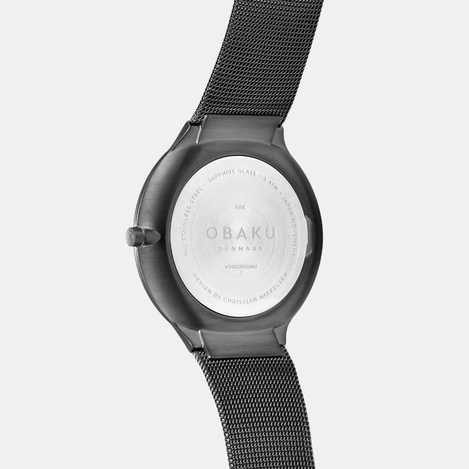 Obaku Women Round Grey watch