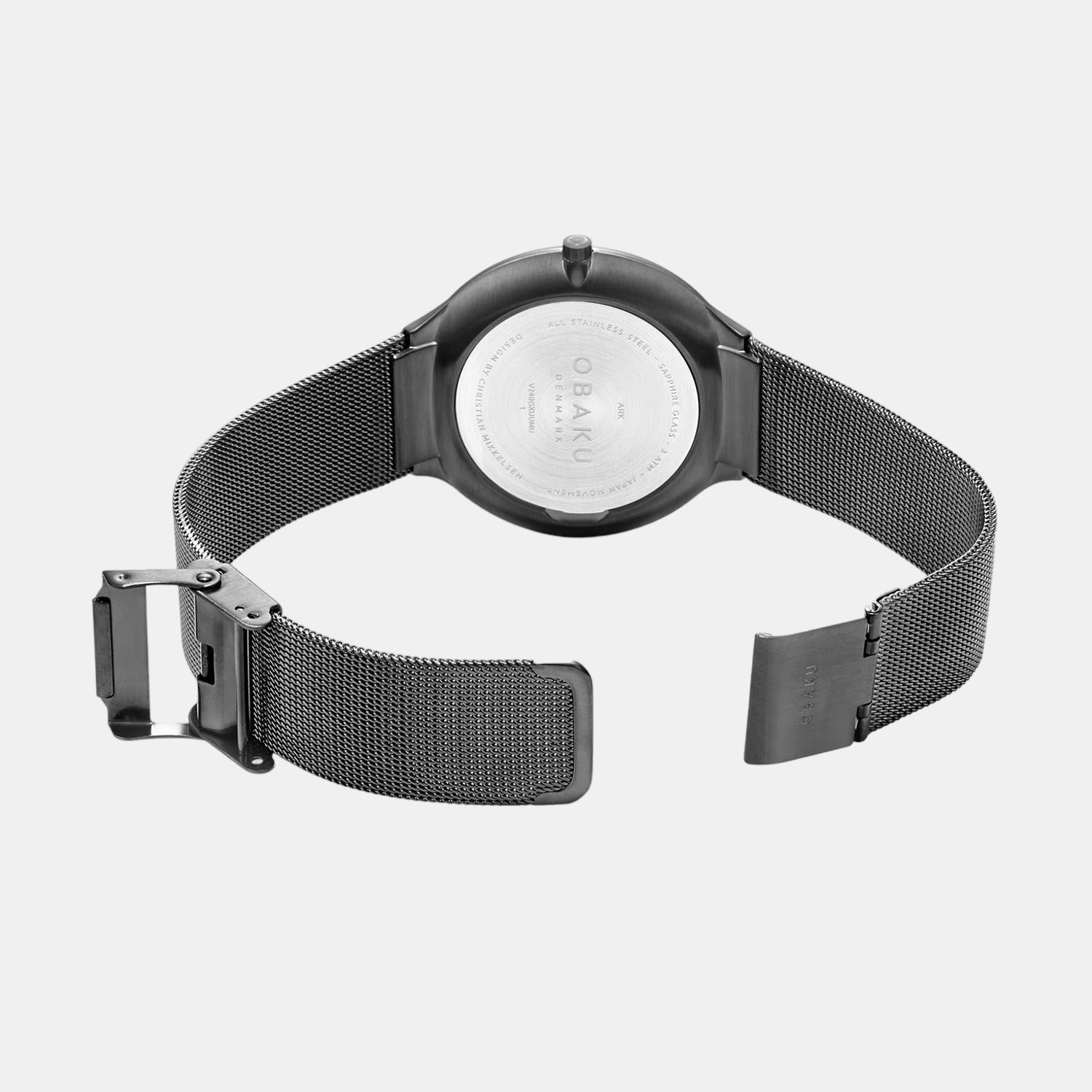 Obaku Stainless Steel Round watch