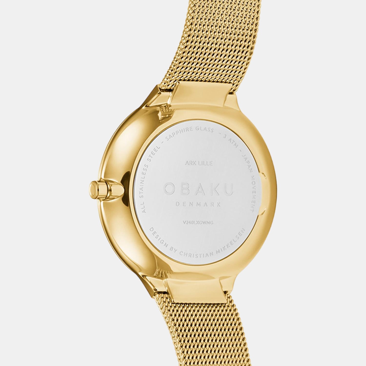 Obaku Stainless Steel Round watch