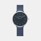 Obaku Round Blue Analog watch