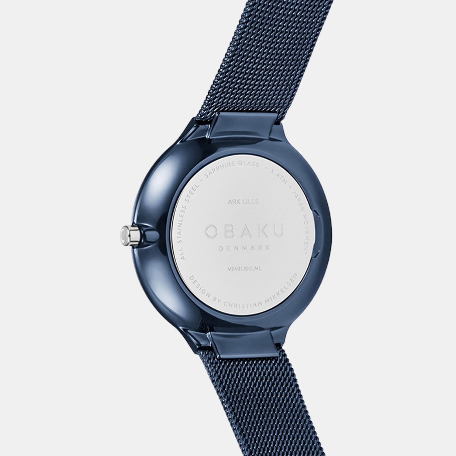 Obaku Stainless Steel Round watch