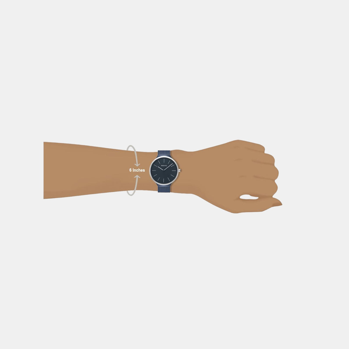 Obaku Stainless Steel Blue watch