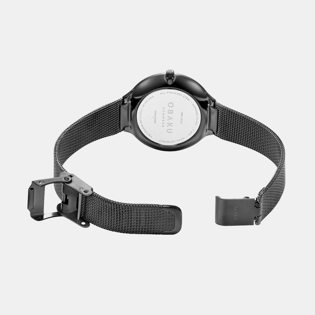 Obaku Stainless Steel Round watch