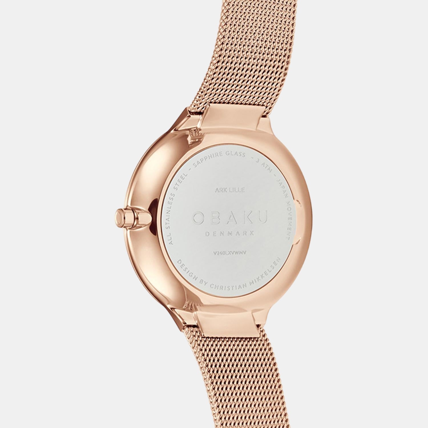 Obaku Stainless Steel Round watch