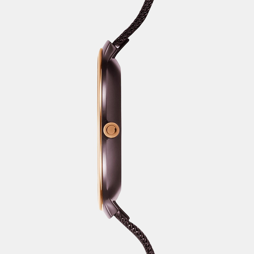 Obaku Women Round Brown watch