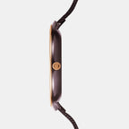 Obaku Women Round Brown watch