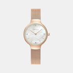 Obaku Round White Analog watch
