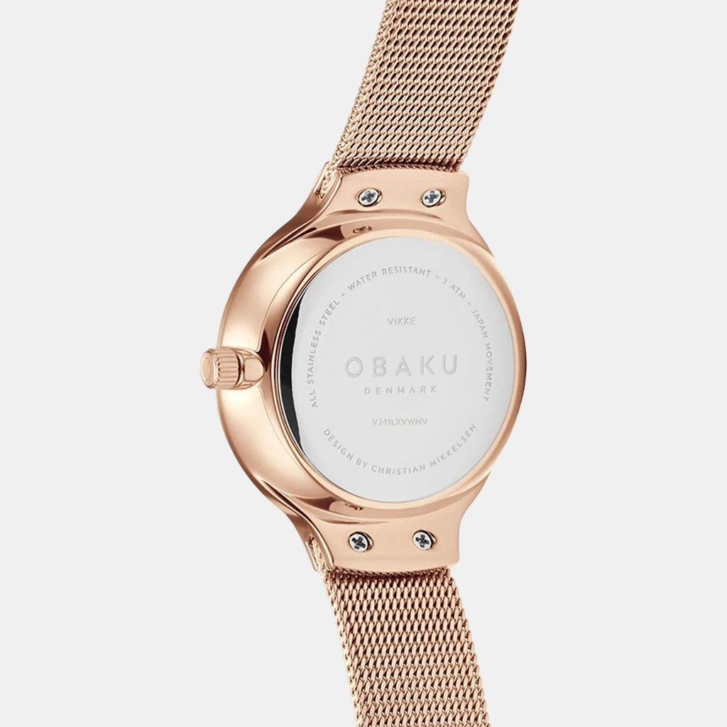 Obaku Stainless Steel Round watch