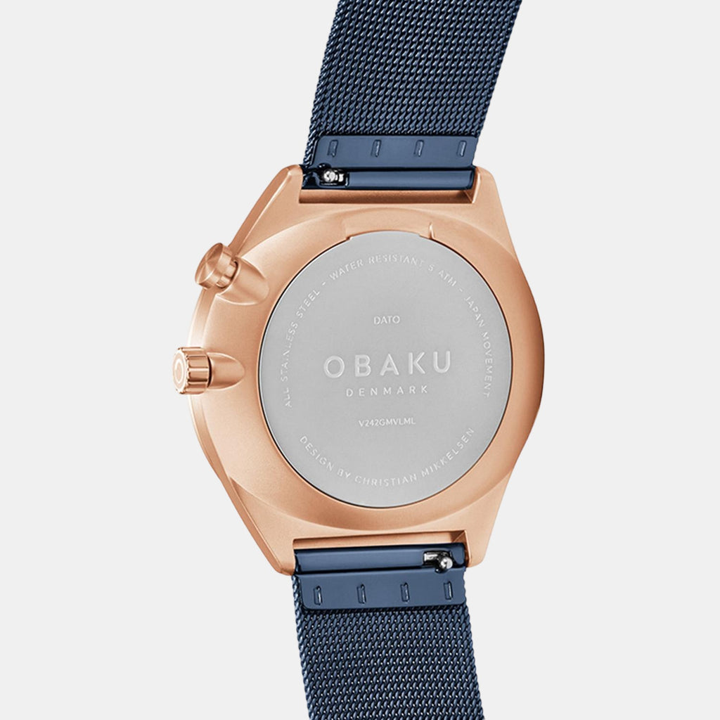 Obaku Stainless Steel Round watch
